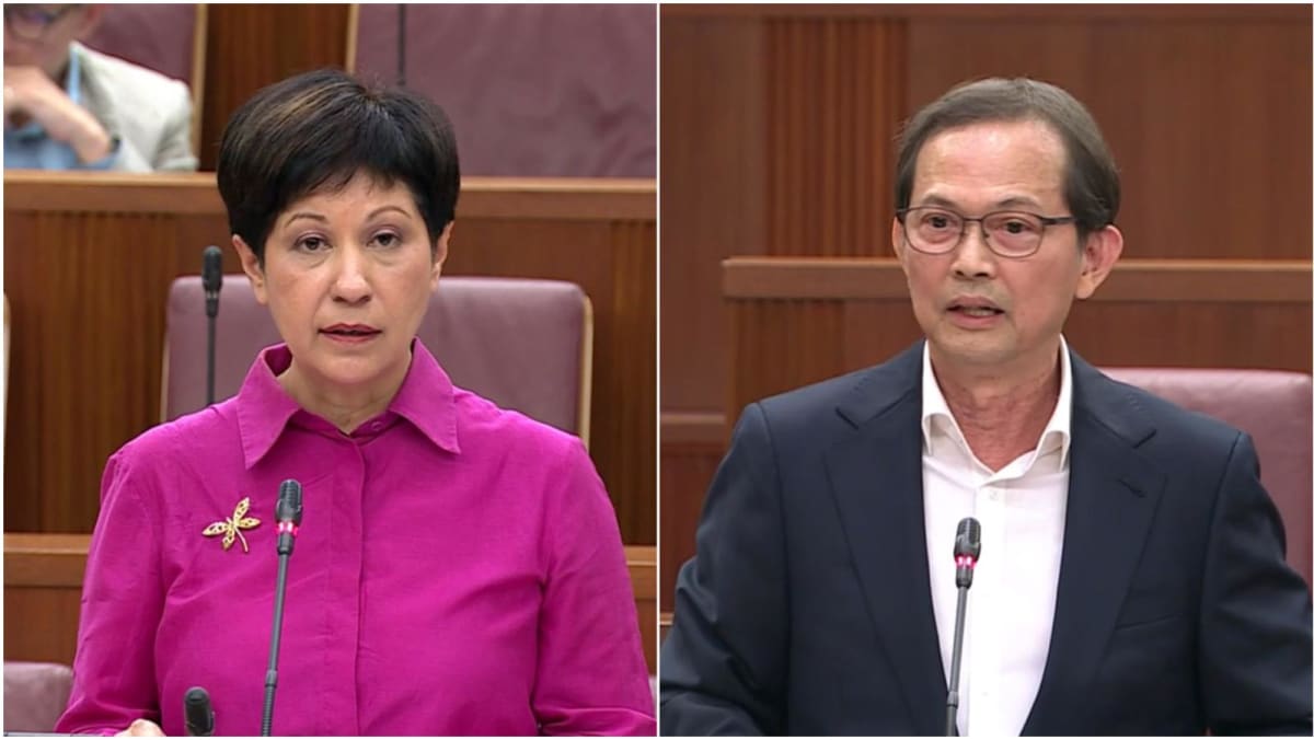 Indranee and Leong Mun Wai clash in parliament over Singapore's fertility rate